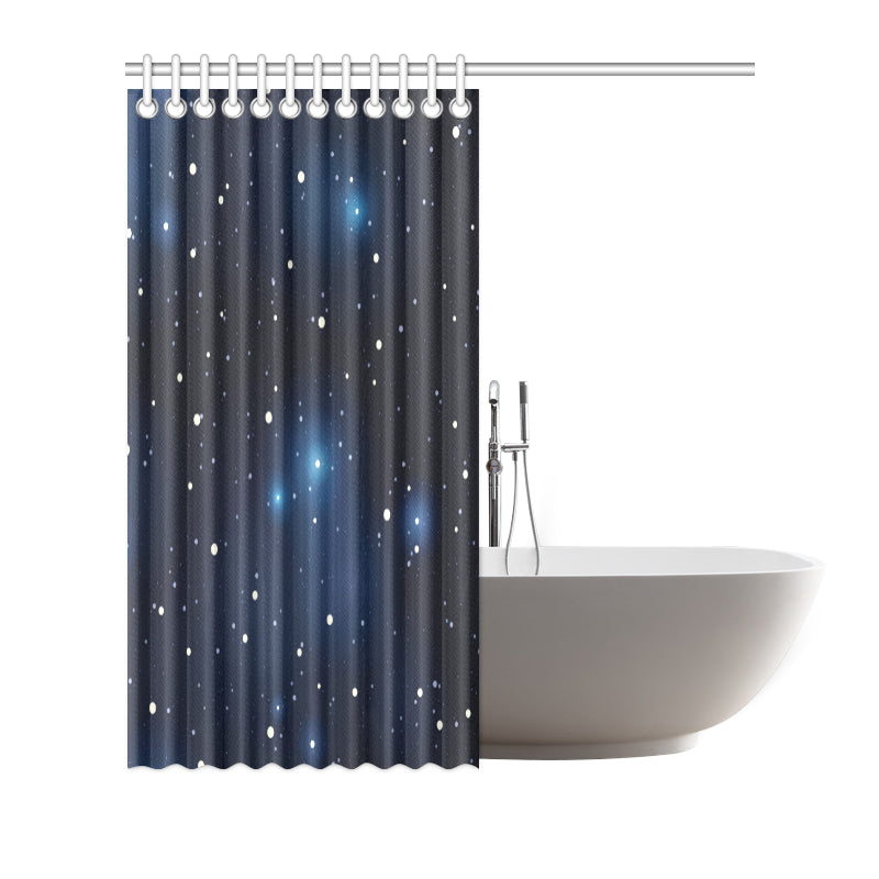 Night sky Pattern Print Design A02 Shower Curtain
