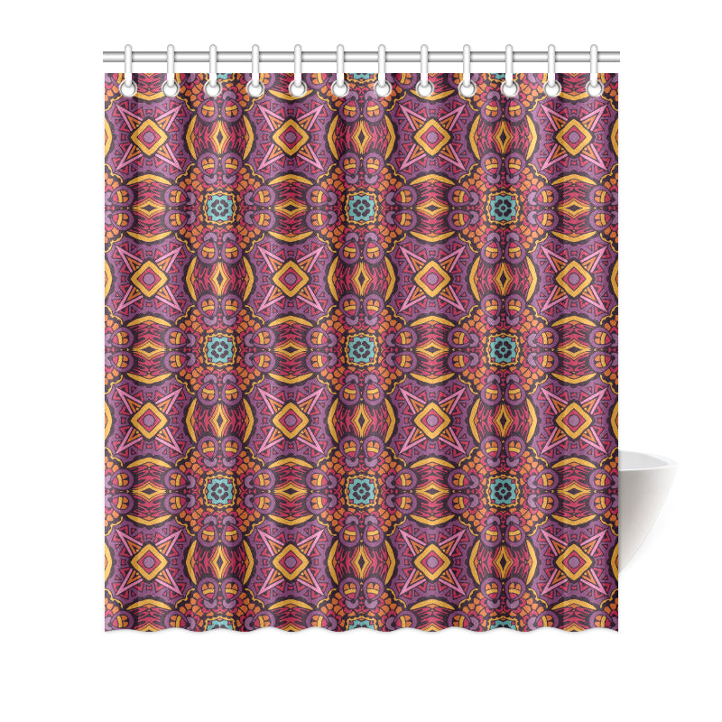 Bohemian Pattern Print Design 10 Shower Curtain