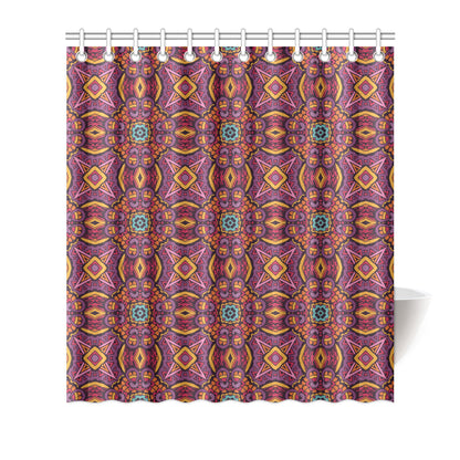 Bohemian Pattern Print Design 10 Shower Curtain