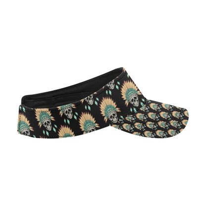 American indian Skull Pattern Unisex Sun Visor