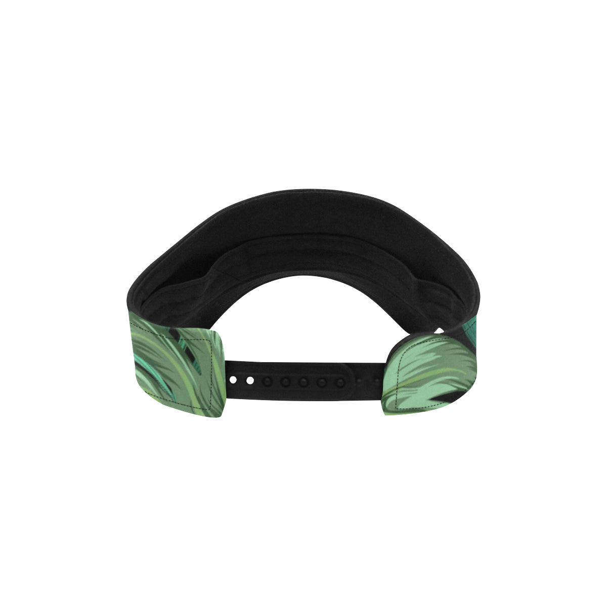 Green Fresh Tropical Palm Leaves Unisex Sun Visor