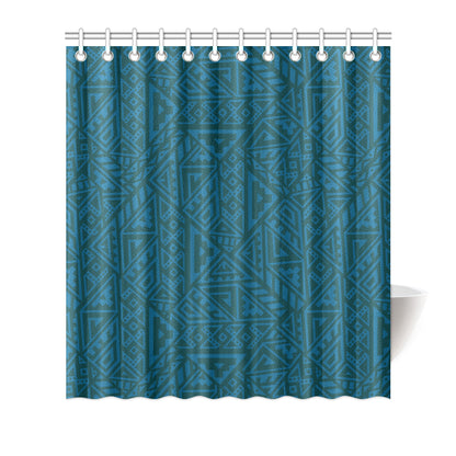 Maori Pattern Print Design 03 Shower Curtain