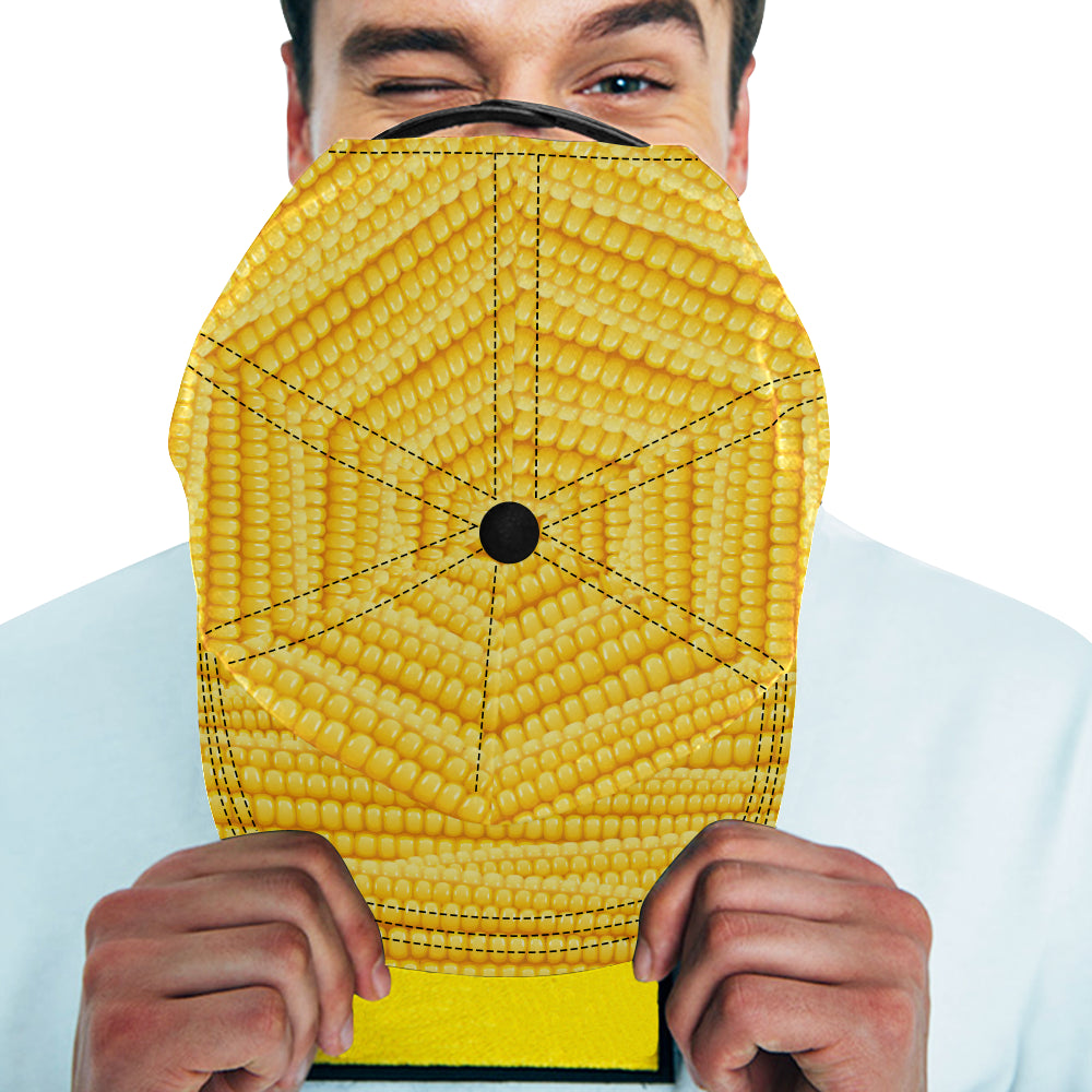 Agricultural Corn cob Pattern Snapback Cap