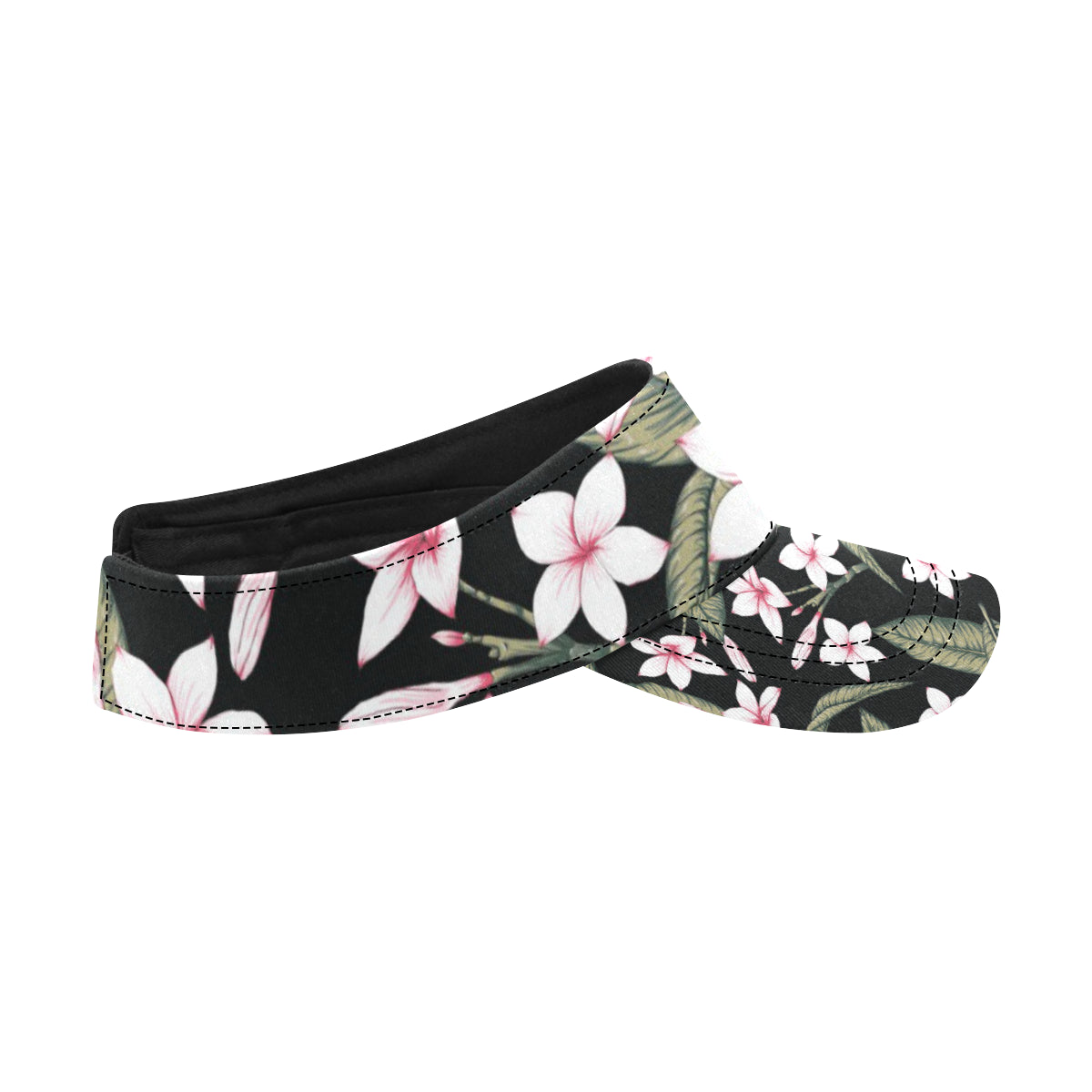 Plumeria Pattern Print Design PM021 Unisex Sun Visor