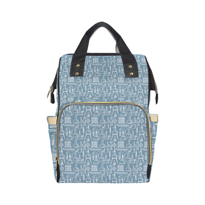 Chemical Pattern Print Design 05 Diaper Bag Backpack