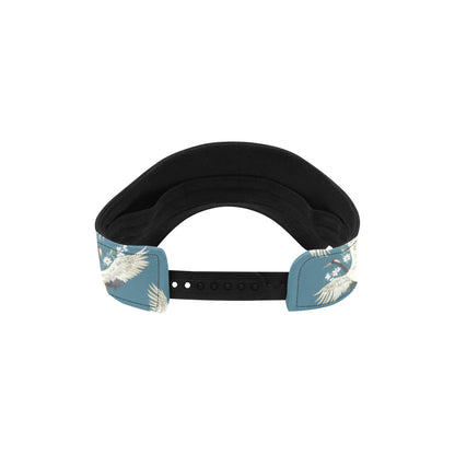 Crane Pattern Print Design 02 Unisex Sun Visor