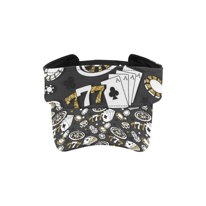 Casino Pattern Print Design 05 Unisex Sun Visor