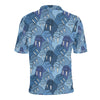 Walrus Pattern Print Design 01 Men Polo Shirt