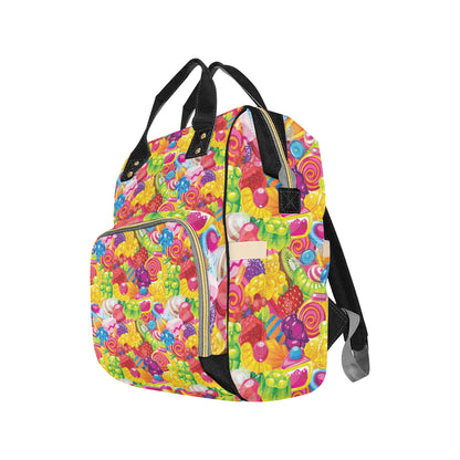 Candy Pattern Print Design CA01 Diaper Bag Backpack
