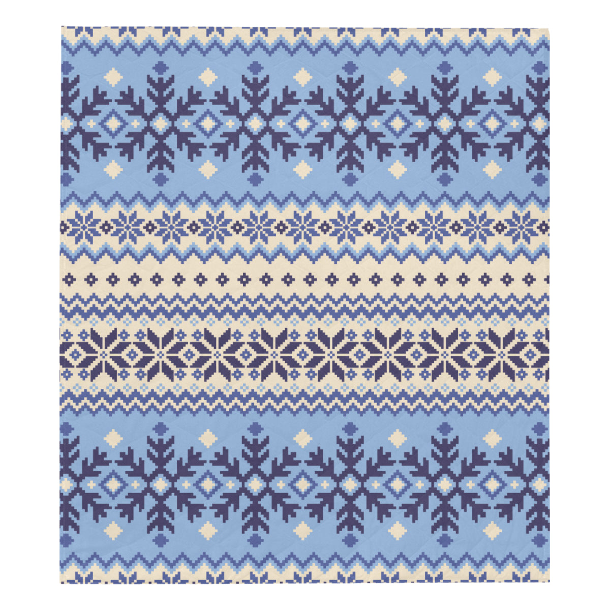 Nordic Pattern Print Design A03 Premium Quilt