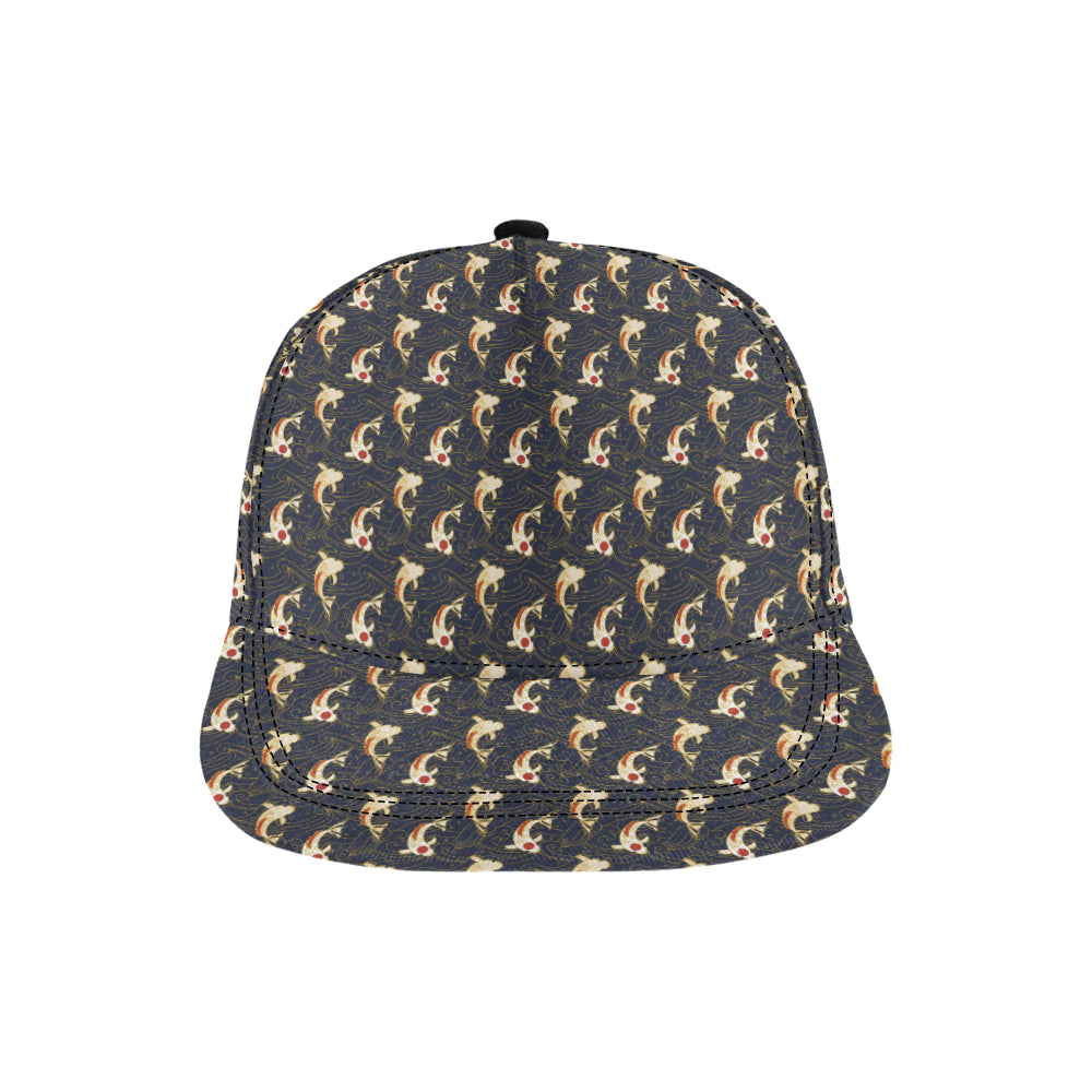 Koi Carp Japanese Design Themed Print Snapback Cap