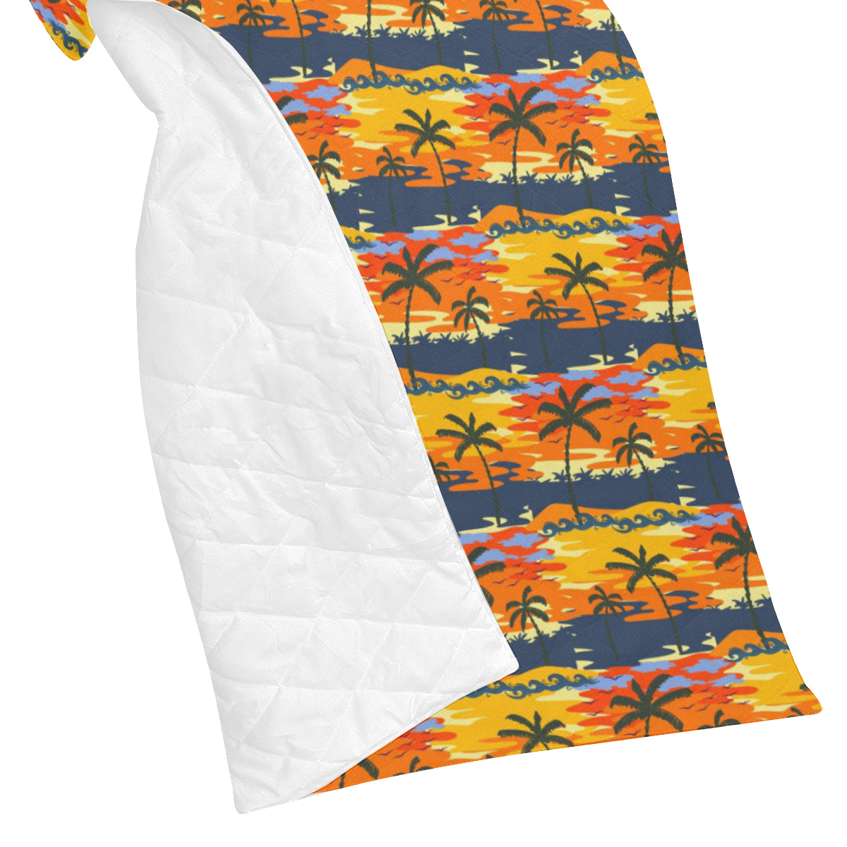 Palm Tree Pattern Print Design PT010 Premium Quilt
