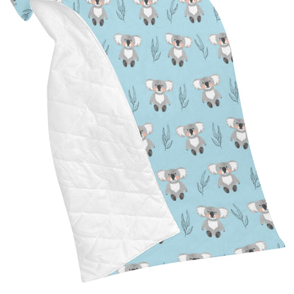 Koala Pattern Print Design 01 Premium Quilt