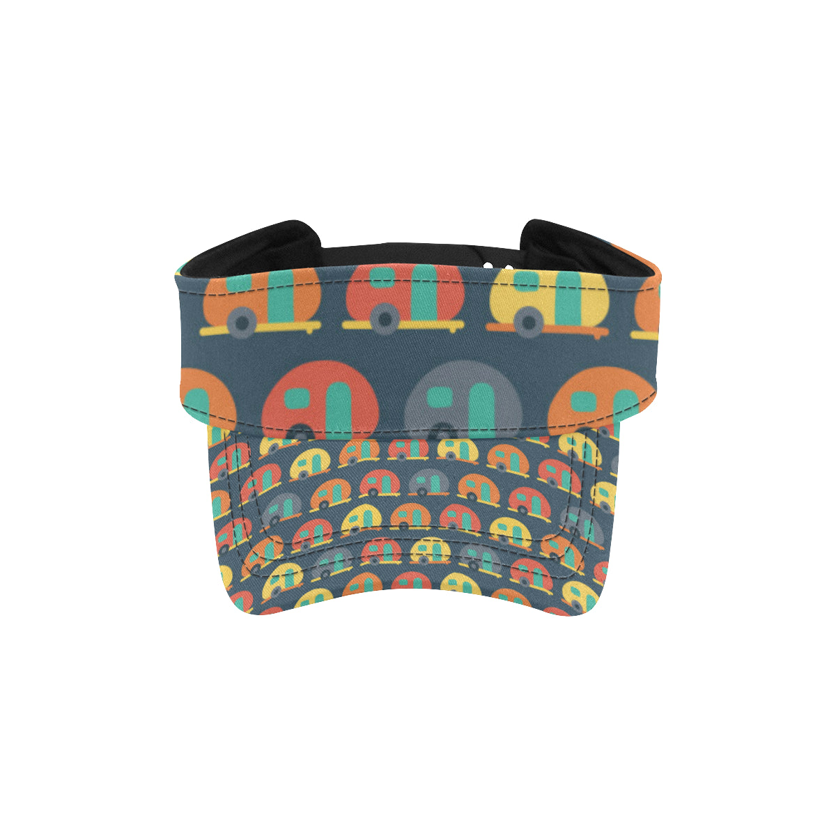 Camper Pattern Print Design 02 Unisex Sun Visor