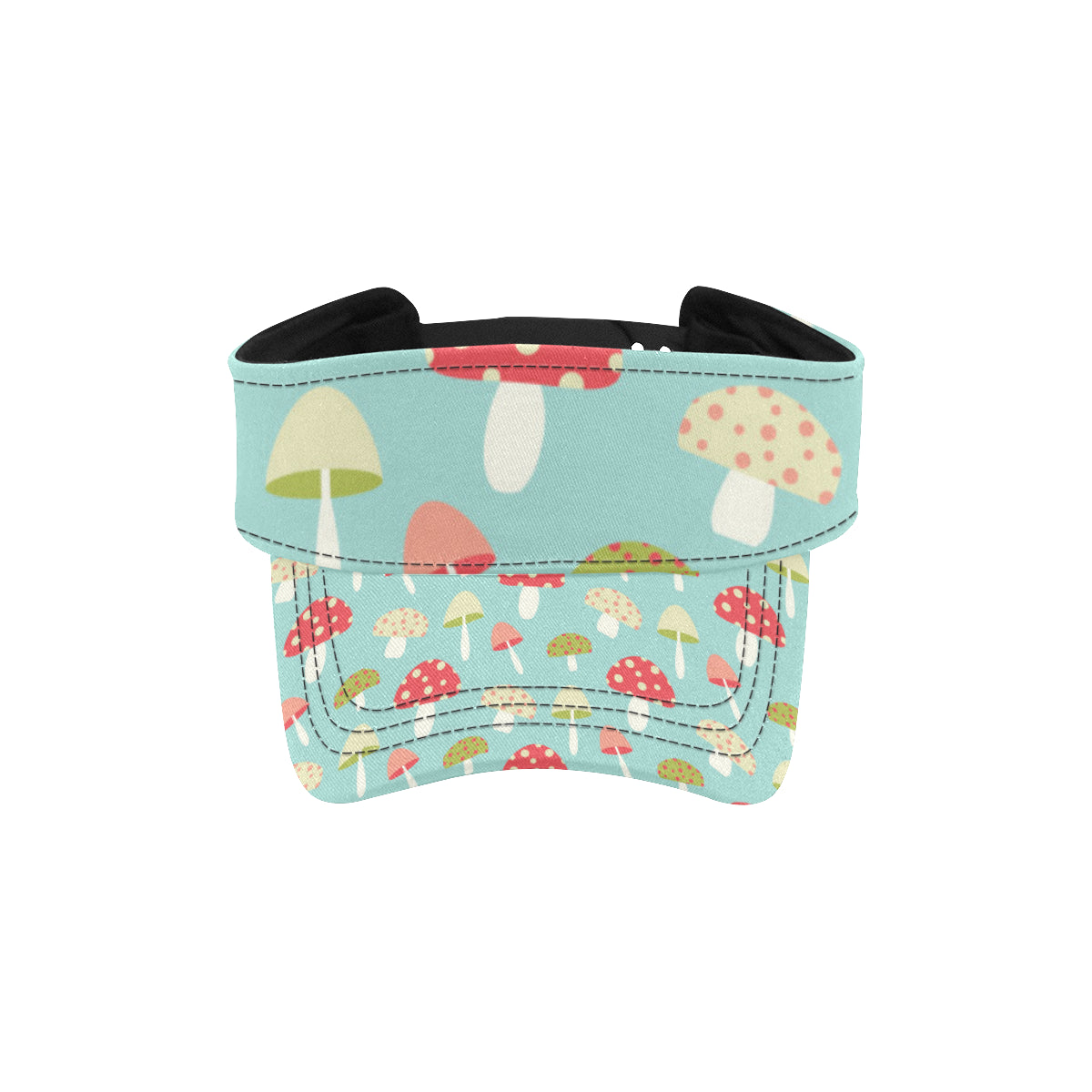 Mushroom Pattern Print Design A01 Unisex Sun Visor