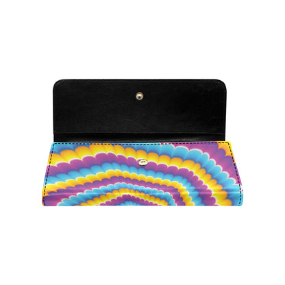 Optical illusion Pattern Print Design A04 Women's Trifold Wallet