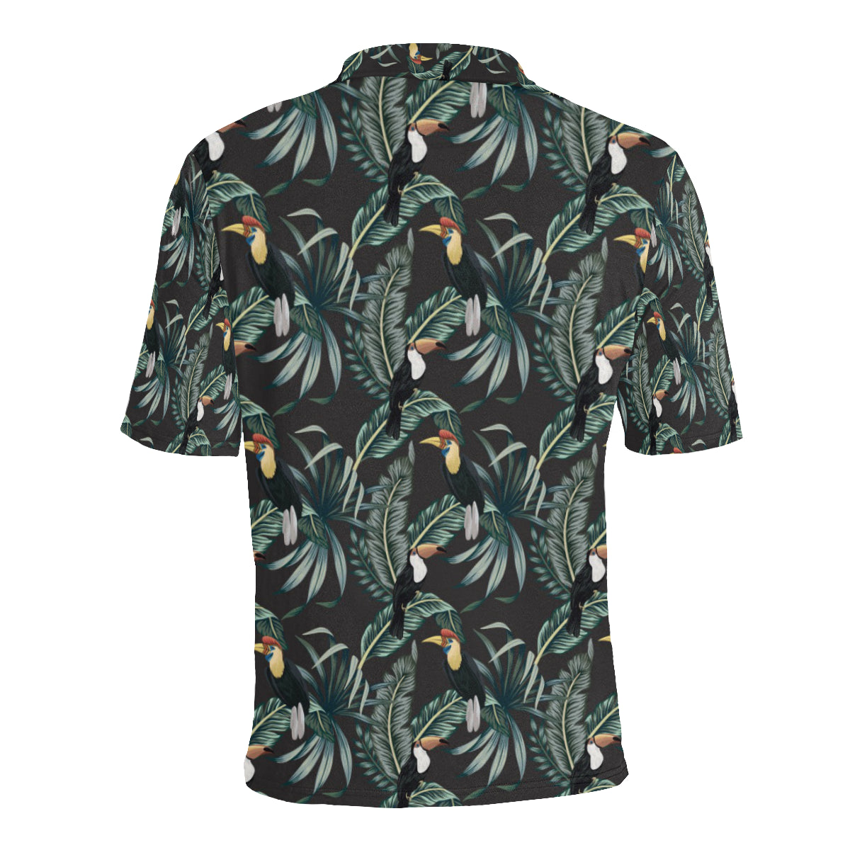 Rainforest Pattern Print Design RF06 Men Polo Shirt