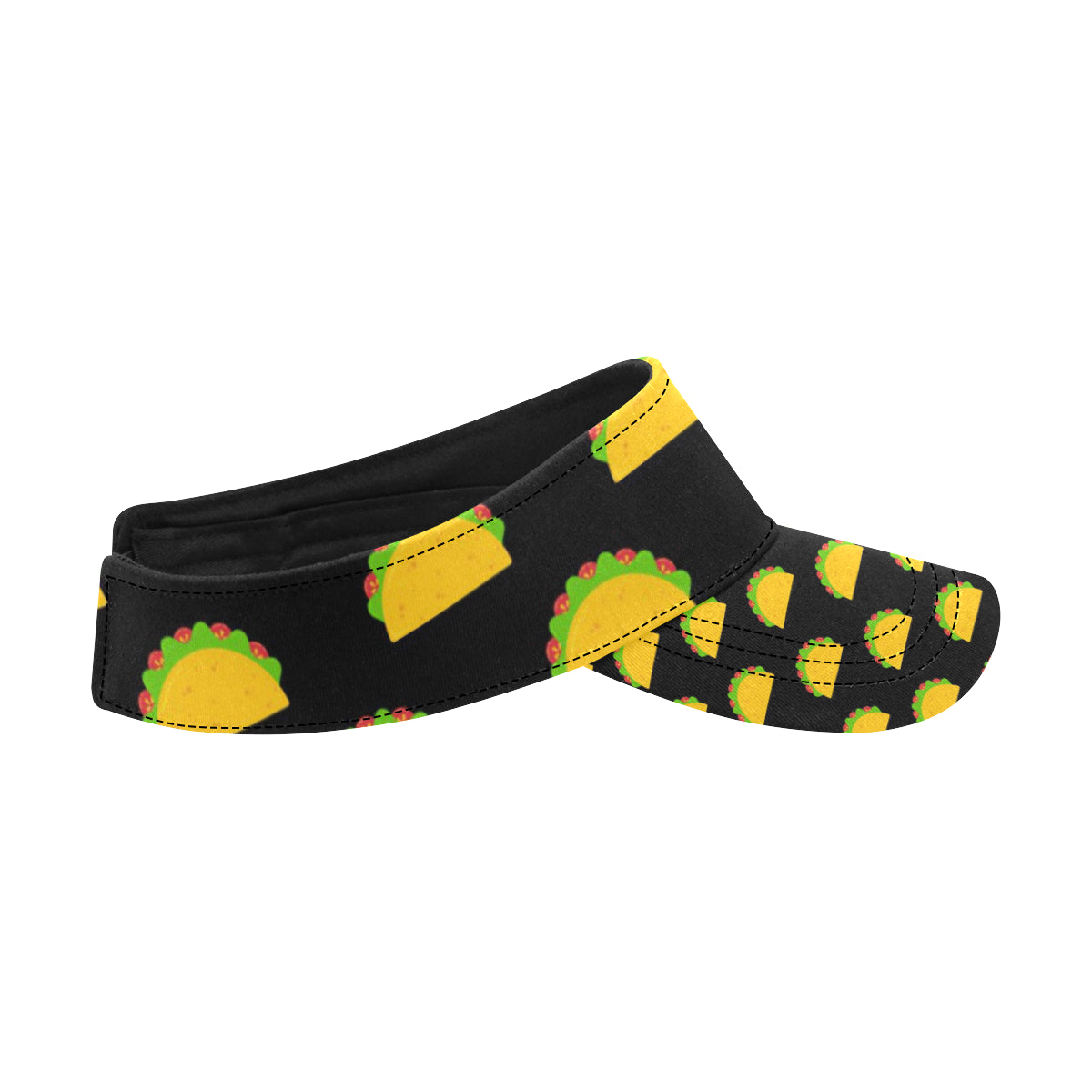 Taco Pattern Print Design TC06 Unisex Sun Visor
