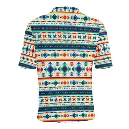 Aztec Pattern Print Design 02 Men Polo Shirt