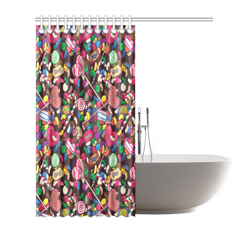Candy Pattern Print Design CA02 Shower Curtain