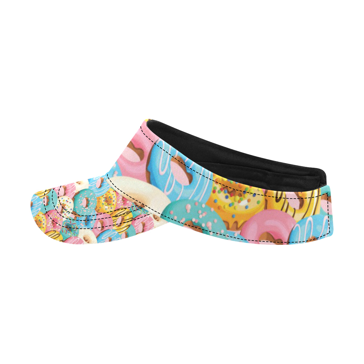 Donut Pattern Print Design DN01 Unisex Sun Visor