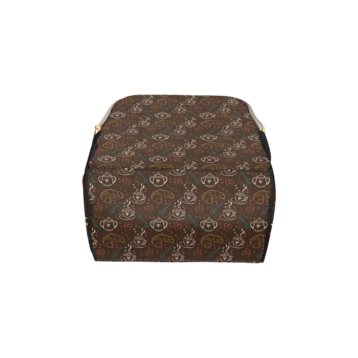 Coffee Pattern Print Design 06 Diaper Bag Backpack