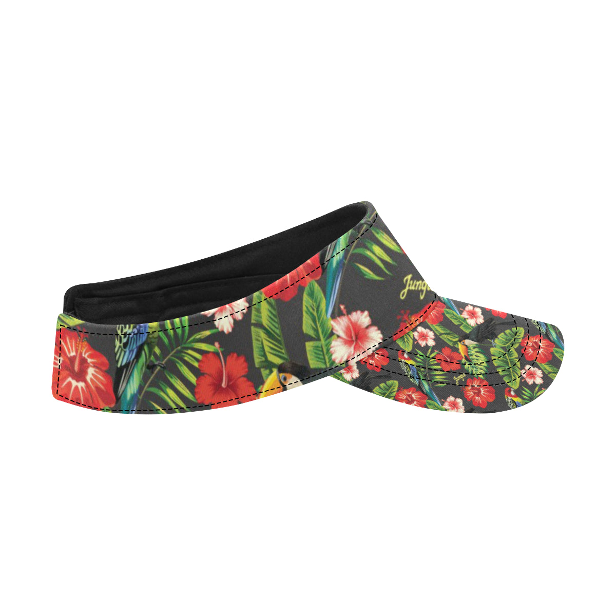 Tropical Flower Pattern Print Design TF04 Unisex Sun Visor