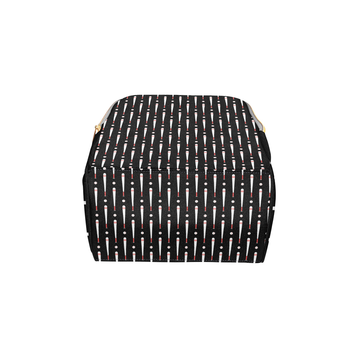 Baseball Pattern Print Design 03 Diaper Bag Backpack