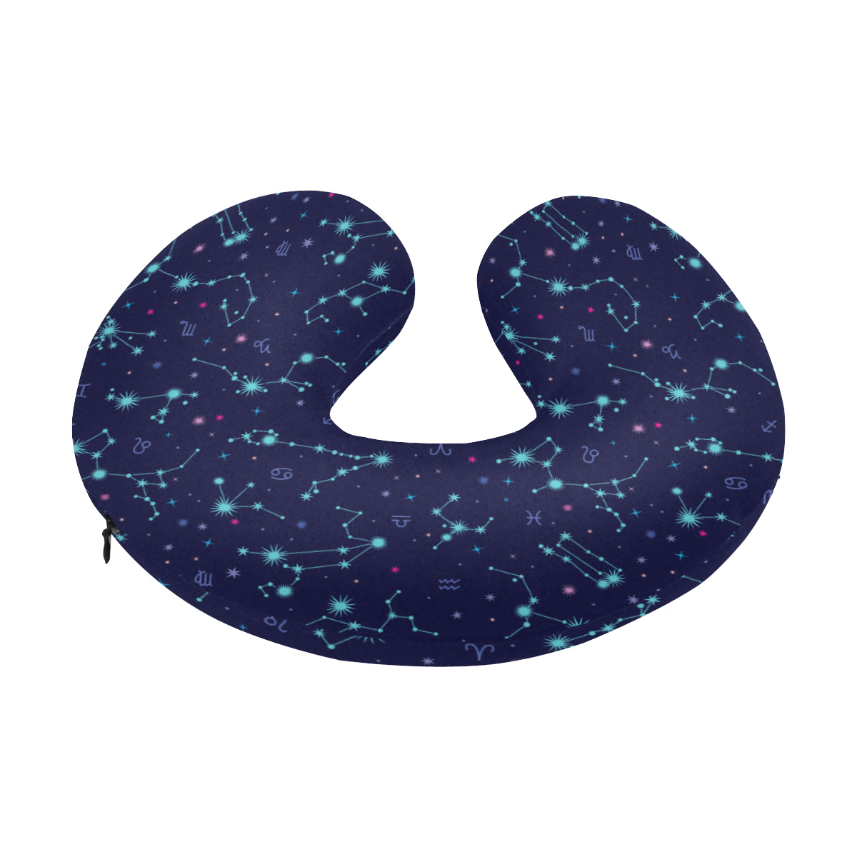 Constellation Pattern Print Design 01 U-Shaped Travel Neck Pillow