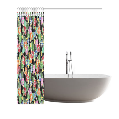 Hawaiian Themed Pattern Print Design H010 Shower Curtain