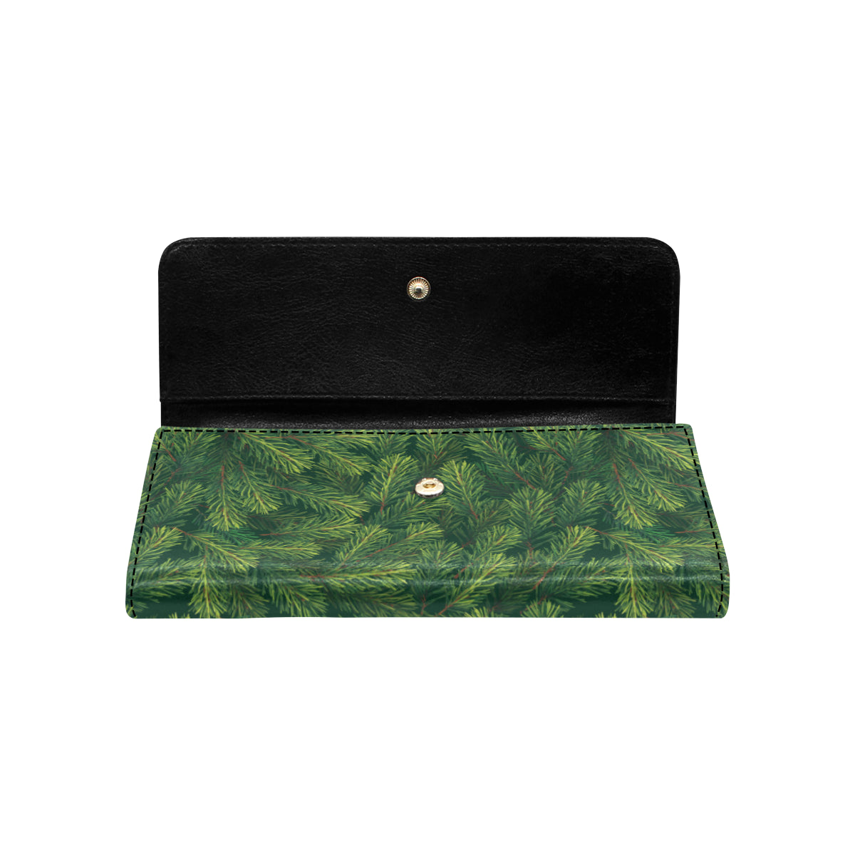 Christmas Tree Pattern Print Design 02 Women's Trifold Wallet