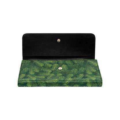 Christmas Tree Pattern Print Design 02 Women's Trifold Wallet