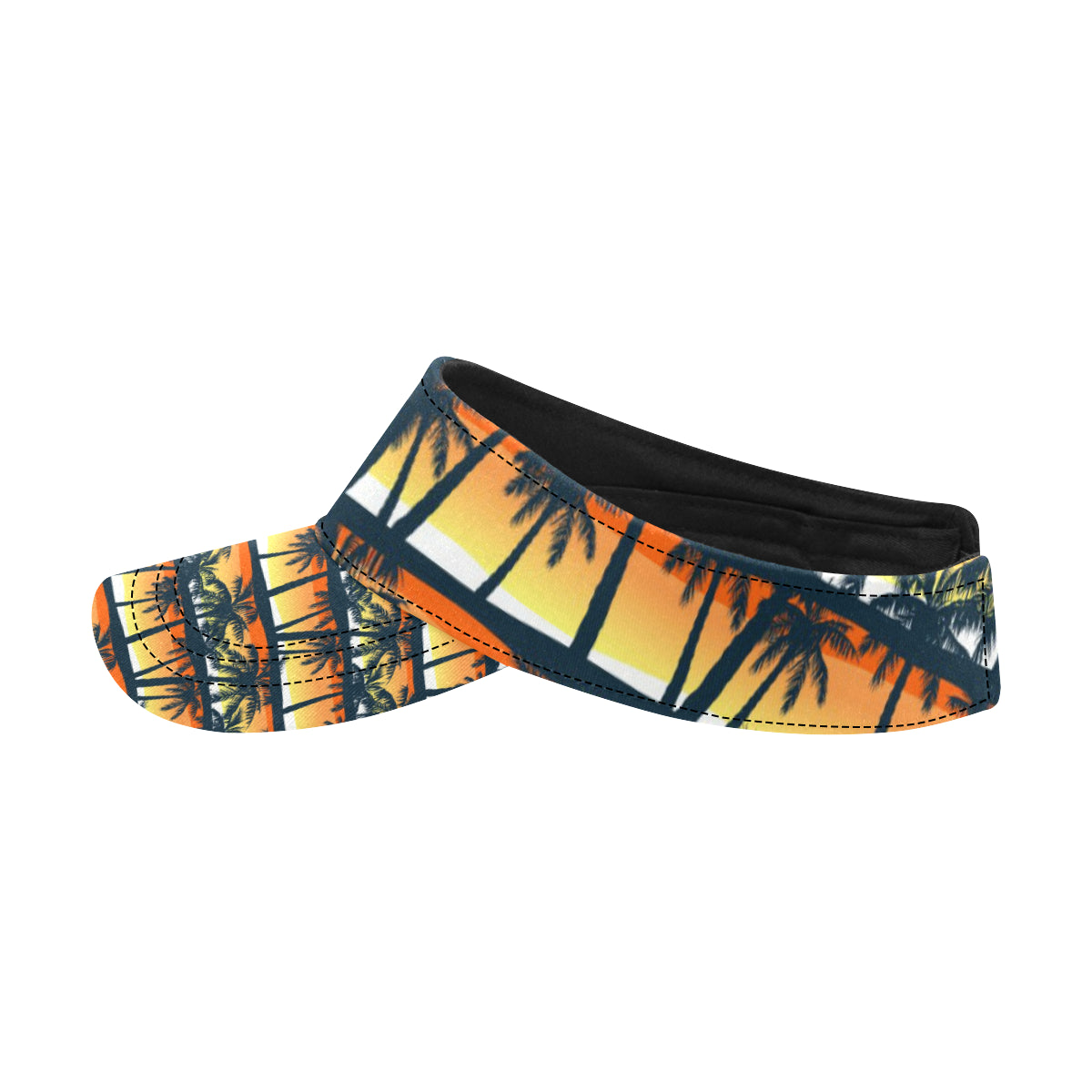 Palm Tree Pattern Print Design PT011 Unisex Sun Visor