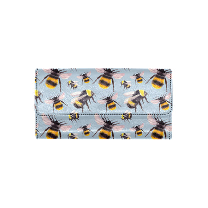 Bee Pattern Print Design BEE08 Women's Trifold Wallet