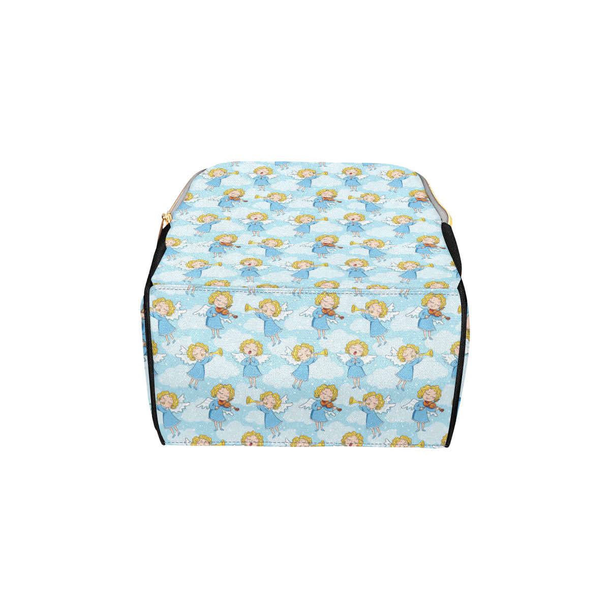 Angel Musician Pattern Print Design 09 Diaper Bag Backpack