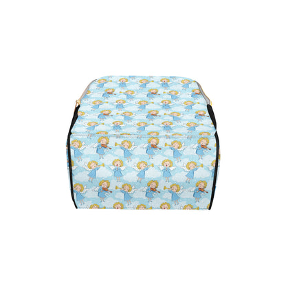 Angel Musician Pattern Print Design 09 Diaper Bag Backpack