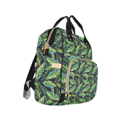 Tropical Flower Pattern Print Design TF06 Diaper Bag Backpack