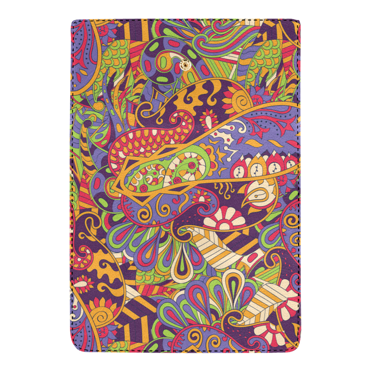 Funky Retro Pattern Print Design A04 Women's Trifold Wallet