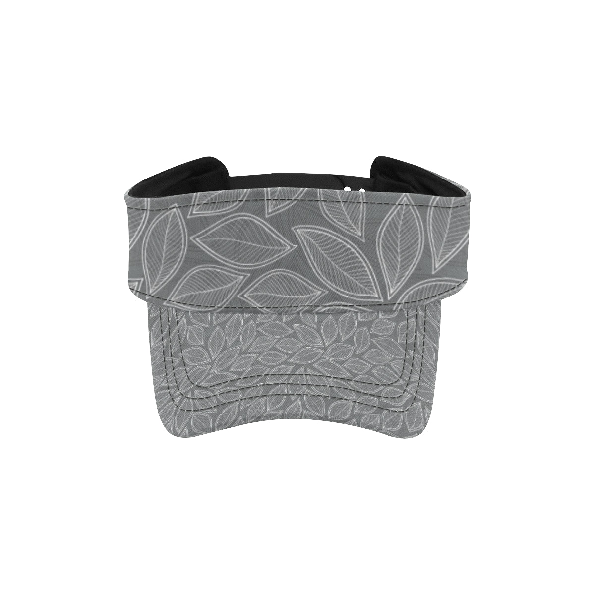 Elm Leave Grey Print Pattern Unisex Sun Visor