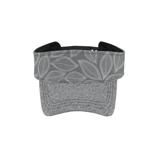 Elm Leave Grey Print Pattern Unisex Sun Visor