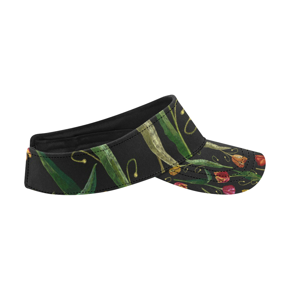 Tulip Embroidered Pattern Print Design TP01 Unisex Sun Visor