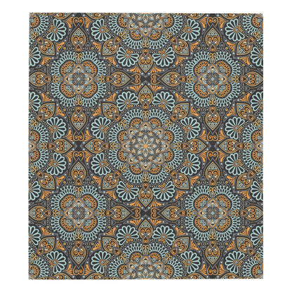 Mandala Pattern Print Design 05 Premium Quilt