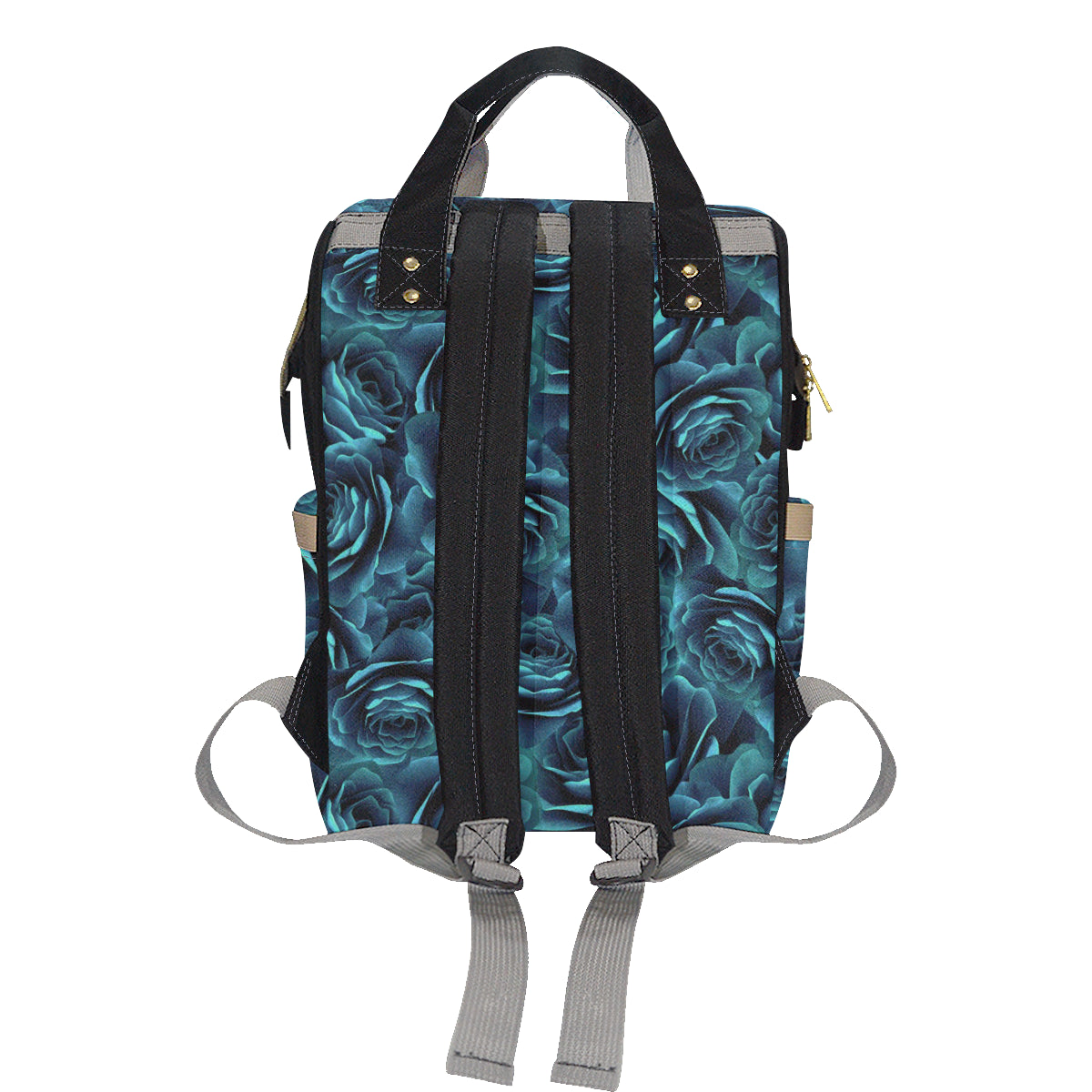 Camellia Pattern Print Design CM04 Diaper Bag Backpack