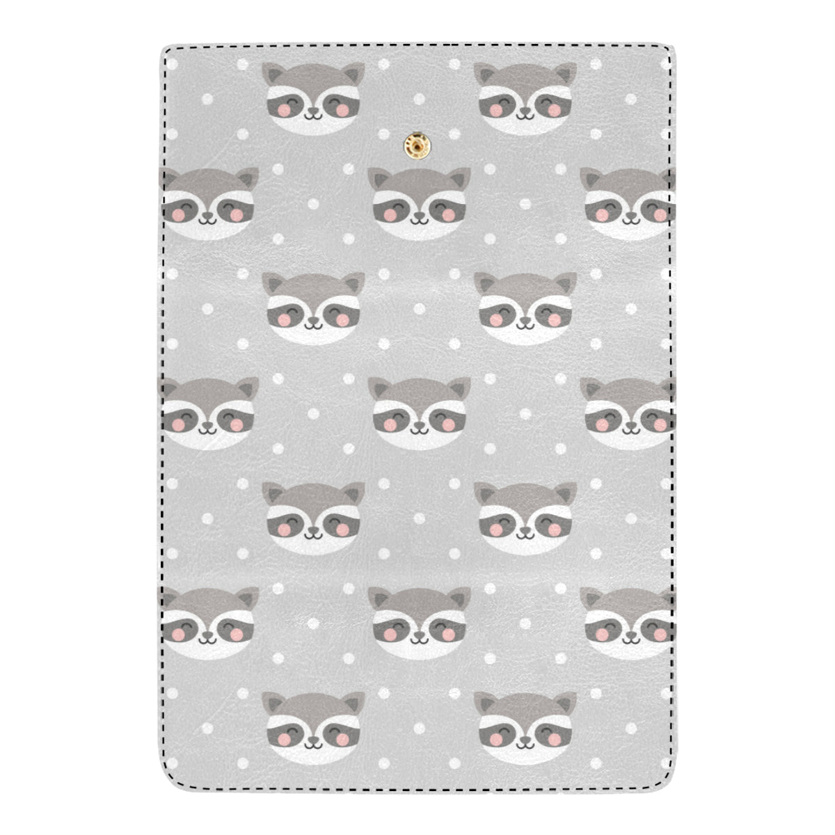 Raccoon Pattern Print Design A04 Women's Trifold Wallet