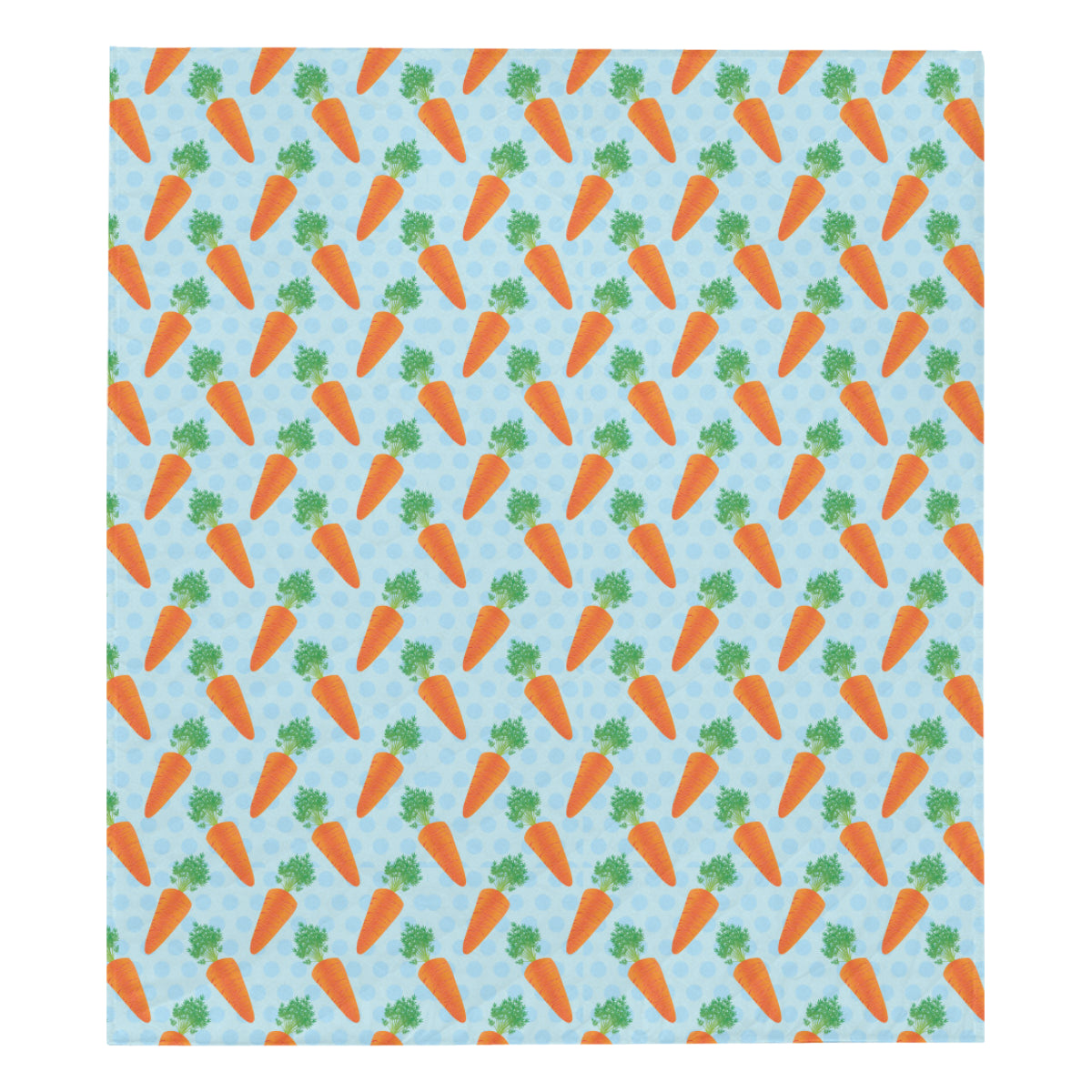 Carrot Pattern Print Design 01 Premium Quilt