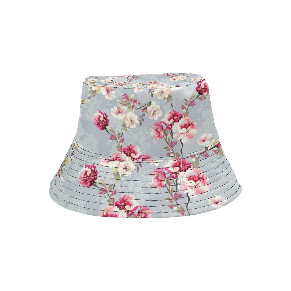 Summer Floral Pattern Print Design SF02 Unisex Bucket Hat