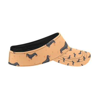 Dachshund Draw Print Pattern Unisex Sun Visor