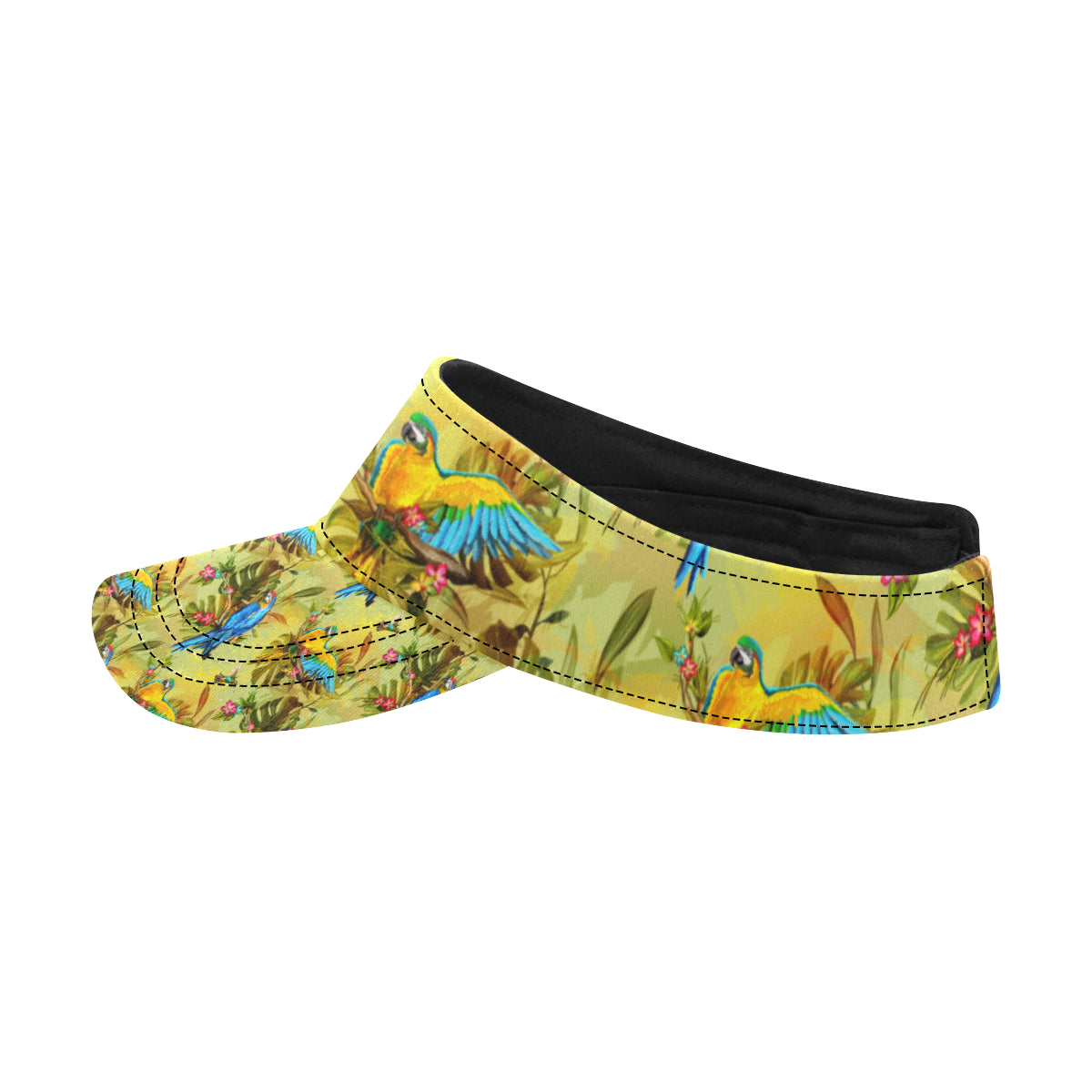 Parrot Pattern Print Design A02 Unisex Sun Visor