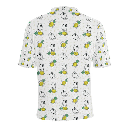 Bull Terriers Pattern Print Design 05 Men Polo Shirt