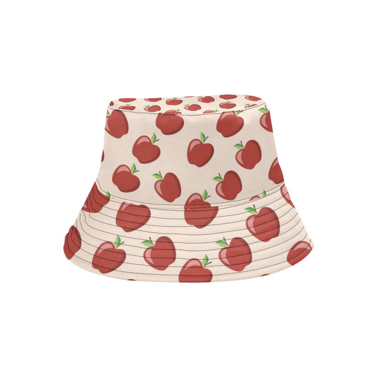 Apple Pattern Print Design AP01 Unisex Bucket Hat